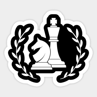 Chess King Knight Game Board Piece Professional Sticker